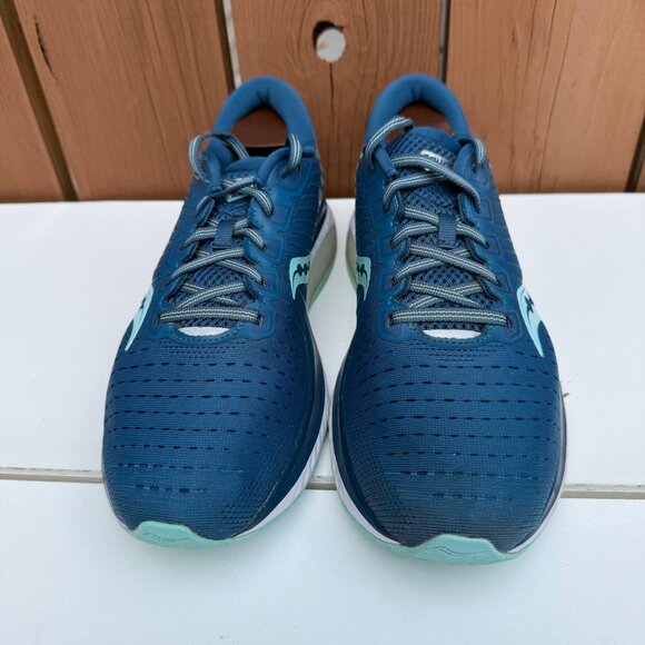 Saucony Guide 15 Women's Running Shoes Size 8 Teal & Aqua - Picture 2 of 9